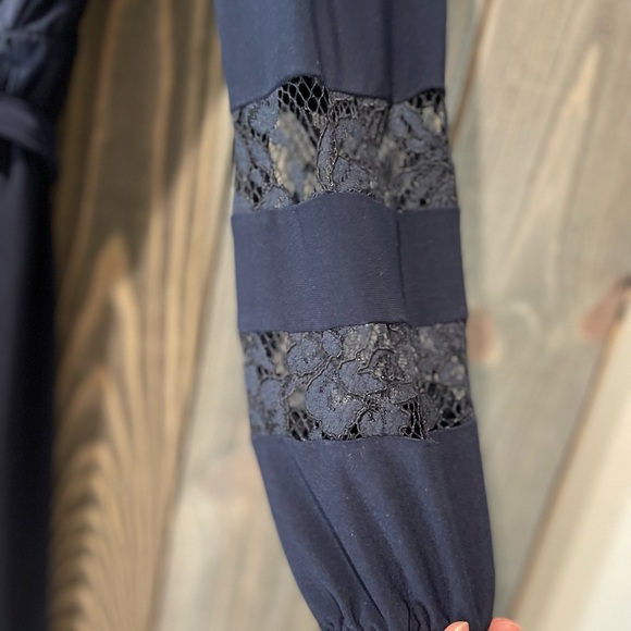 Lauren by Ralph Lauren Blue Lace Dress - Picture 5 of 6